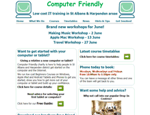 Tablet Screenshot of computerfriendlystalbans.org.uk
